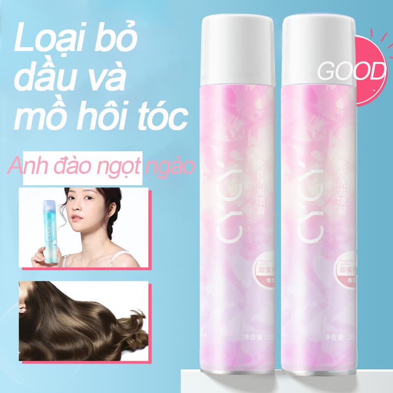 [HCM][Peachy Sis] Dầu gội đầu khô ISSY không cần dùng nước chống bết tóc thơm mát suôn mượt chống rụng tóc đánh bay gầu dành cho nam nữ 200ML
