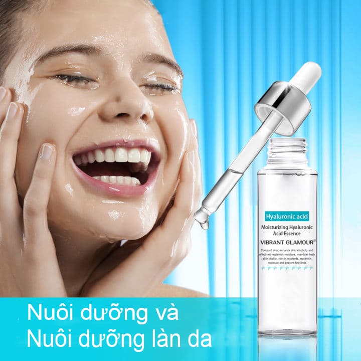 VIBRANT GLAMOR Serum Hyaluronic Acid 15ml cấp nước giữ ẩm cho da cân bằng lượng dầu trên da