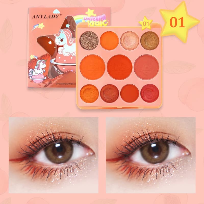 [HCM][Peachy sis] Bảng phấn mắt đa chức năng khoai tây nghiền 11 màu KISS BEAUTY Chống thấm nước lâu dài và chống mồ hôi