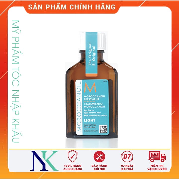 Dầu Dưỡng Tóc Moroccanoil Treatment Light 25Ml