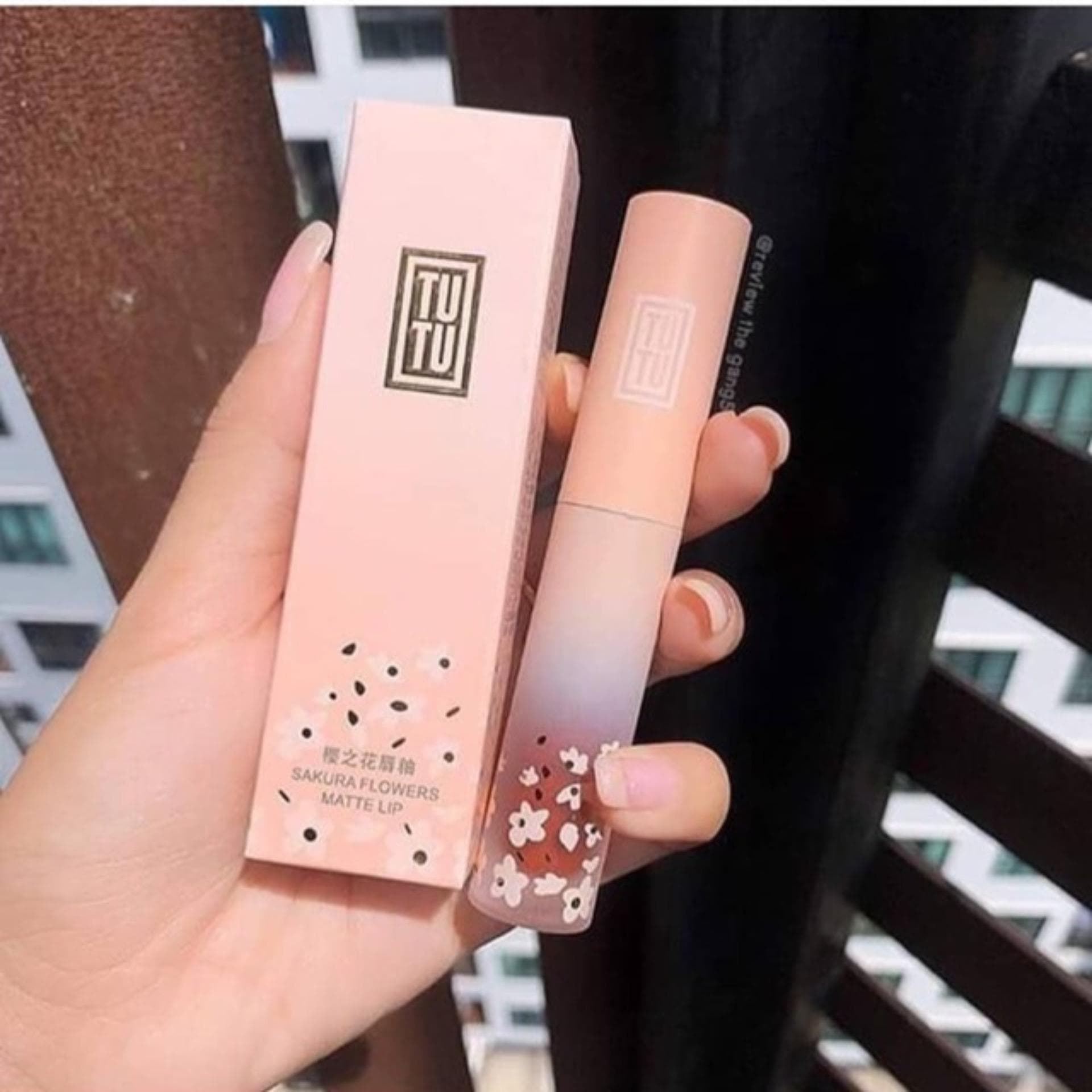 Son Kem Lì TUTU Sakura 2g 316# Đỏ Gạch