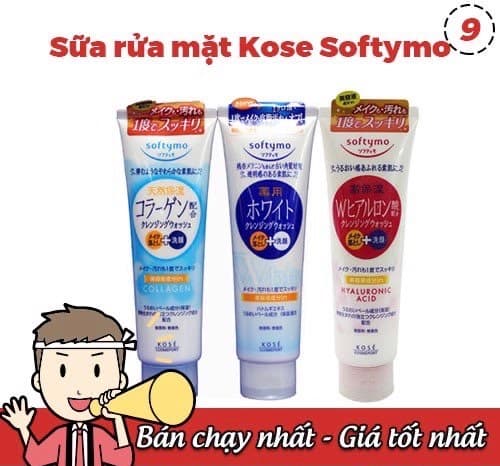 SỮA RỬA MẶT KOSE SOFTYMO (LÀM TRẮNG)