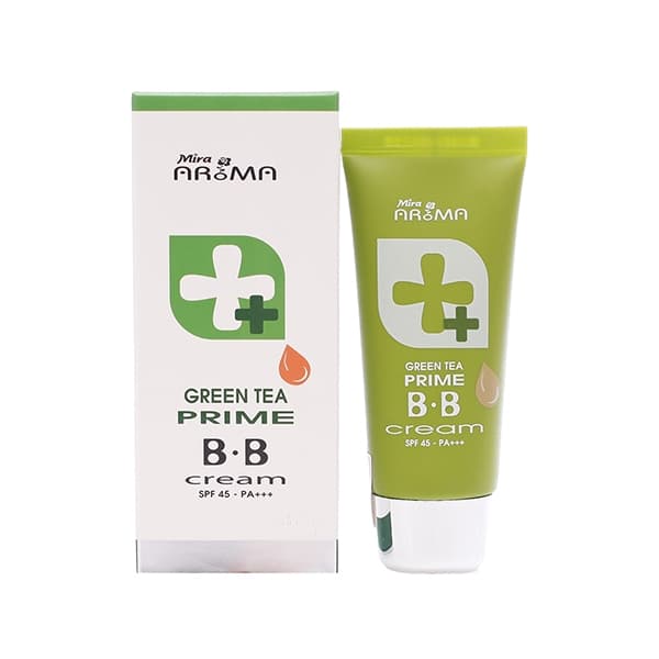 Kem nền trang điểm trà xanh Aroma Prime Green tea B.B cream Hàn Quốc 30ml