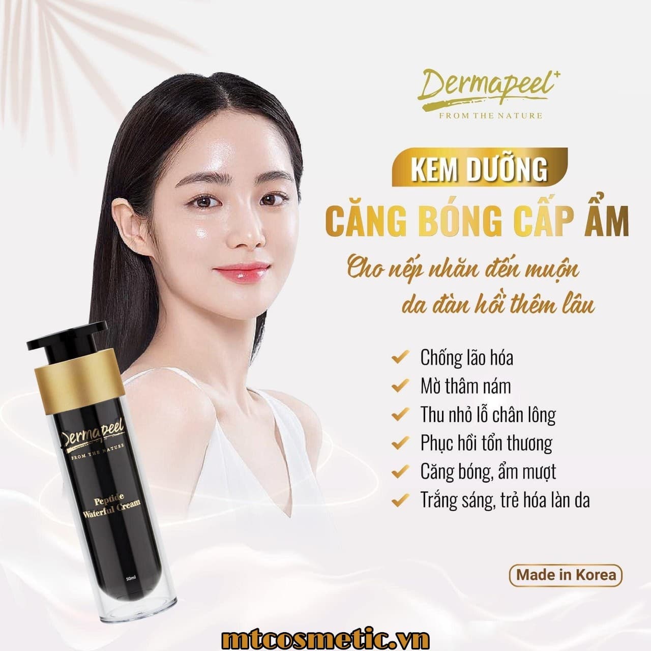 Kem dưỡng Dermapeel Peptide – Làm Dịu sau Lăn Kim - Phi Kim - Peel Da - Chống lão hóa da Hàn Quốc 50ml