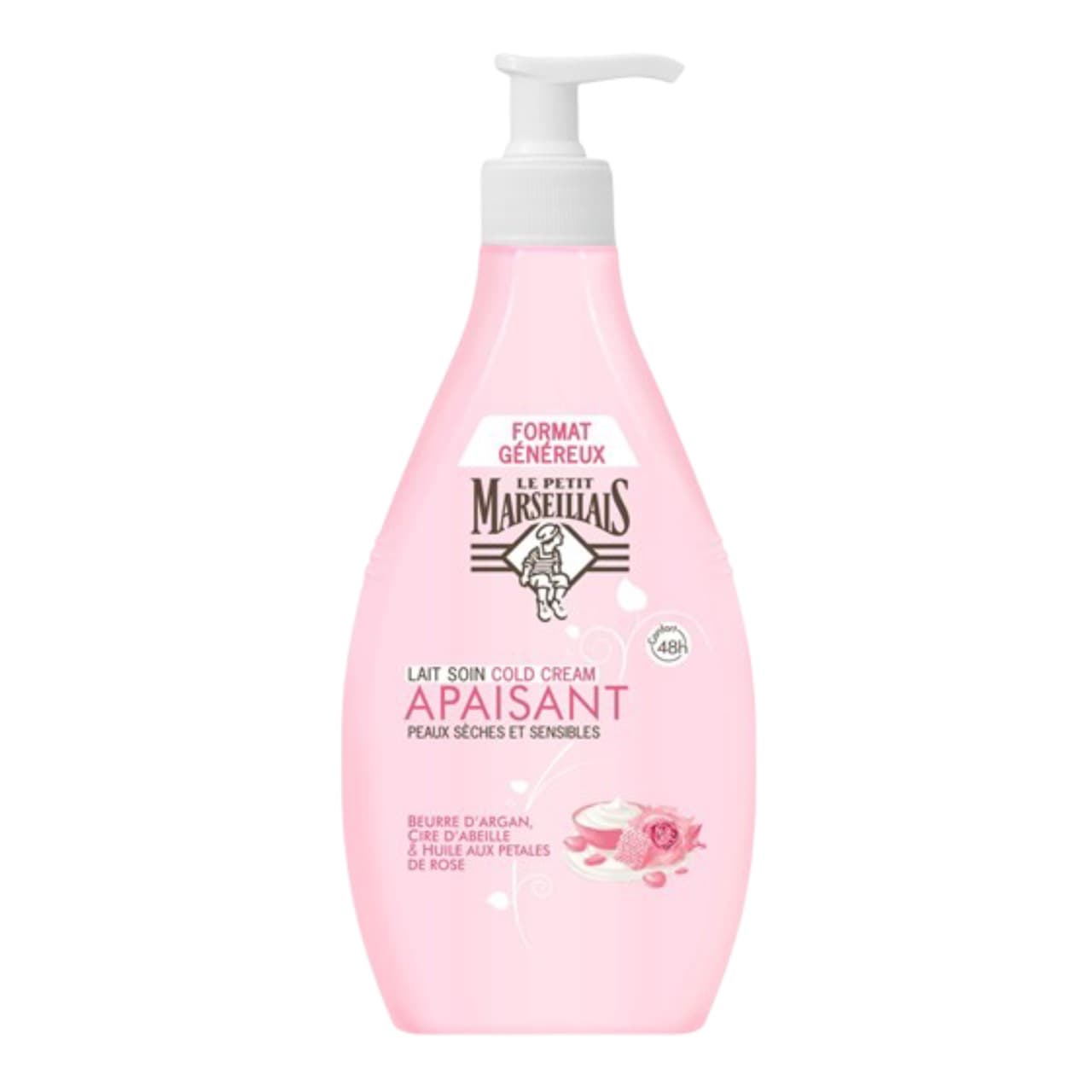 SỮA DƯỠNG THỂ MỊN DA LE PETIT MARSEILLAIS HƯƠNG HOA HỒNG 400ML - BILL PHÁP
