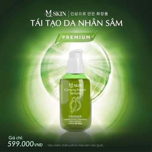 [HCM]Serum thay da nhân sâm VIP tái tạo da phiên bản cao cấp không sưng MQ SKIN tái tạo da xóa mụn nám tàn nhang sẹo rỗ (80ml)