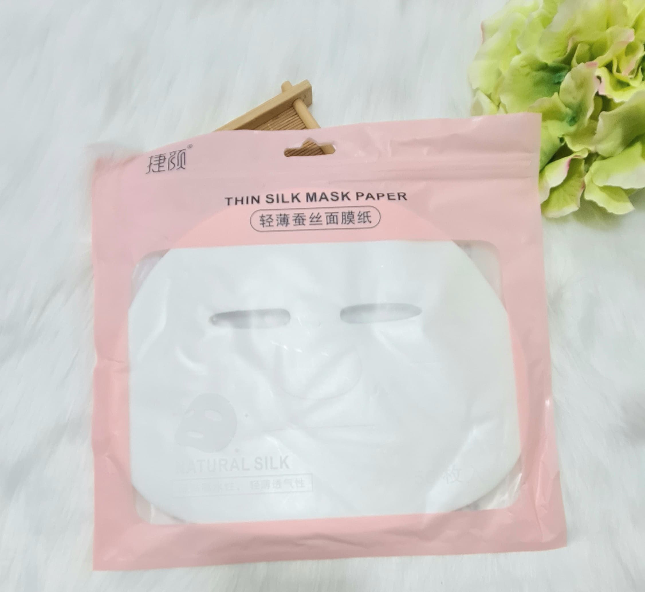 [HCM]Mặt Nạ Giấy Tơ Tằm Siêu Mịn Và Mỏng 50 Miếng