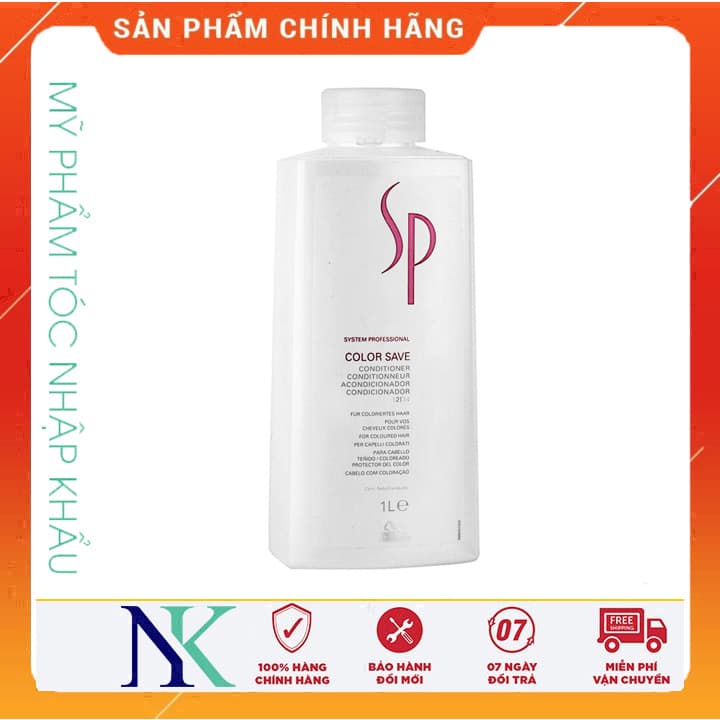 Dầu Xã Giữ Màu Tóc Nhuộm Wella Sp Color Save Conditioner 1000Ml