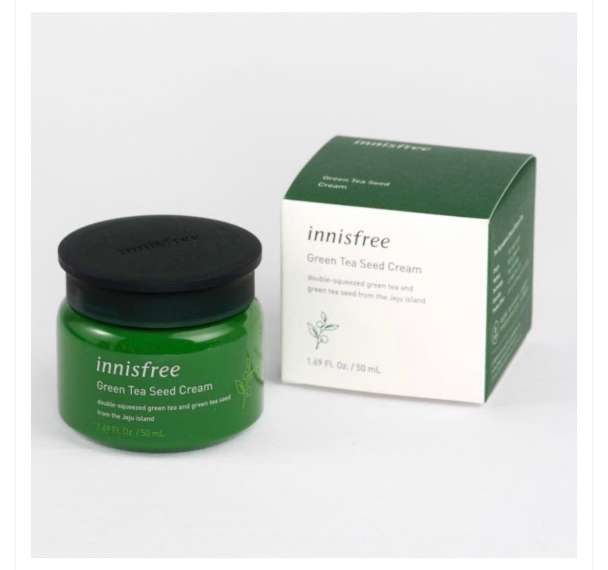 Kem Dưỡng Ẩm Da Chiết Xuất Tr&agrave xanh Innisfree Green Tea Seed Cream 50ml