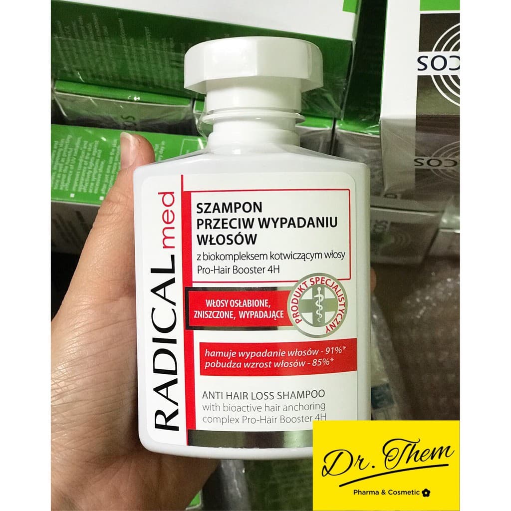 Dầu Gội Đầu Làm Sạch và Giúp Ngăn Ngừa Rụng Tóc RADICAL MED ANTI HAIR LOSS SHAMPOO