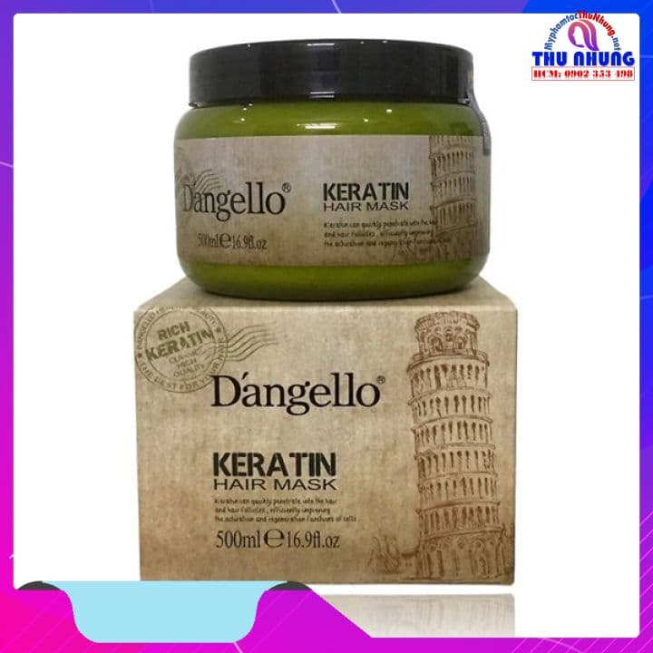 [HCM]Dầu ủ phục hồi tóc hư tổn Dangello Keratin Hair mask 500ml