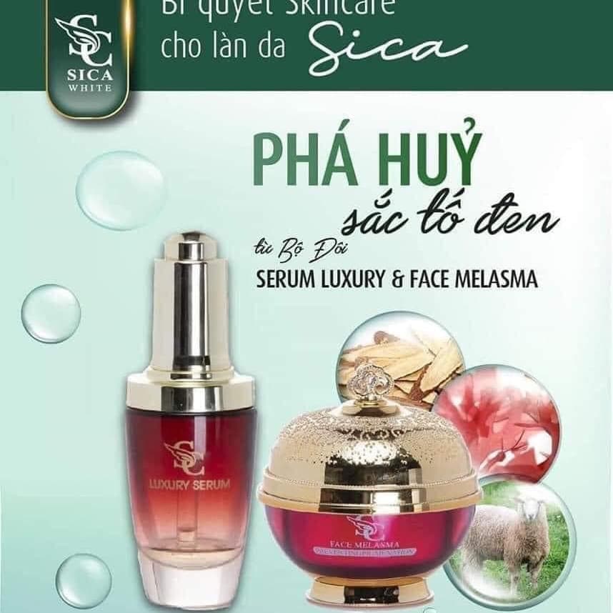 [HCM]Compo kem nám sicawhite và serum luxury sicawhite [hàng chính hãng] tringanshop