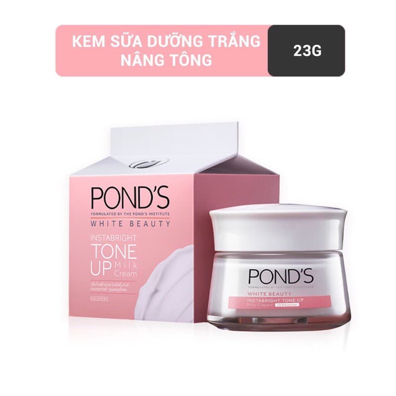 Kem sữa dưỡng trắng nâng tông PONDS Tone up 23g cho bạn 1 làn da trắng sáng sau mỗi lần rửa mặt