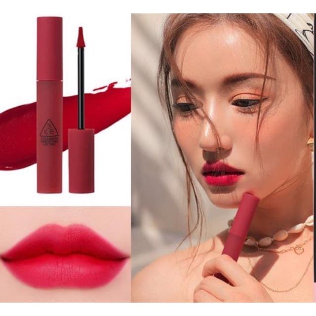 SON 3CEKEM LÌ VELVET LIP TINT NEARANDDEAR TONE ĐỎ GẠCH