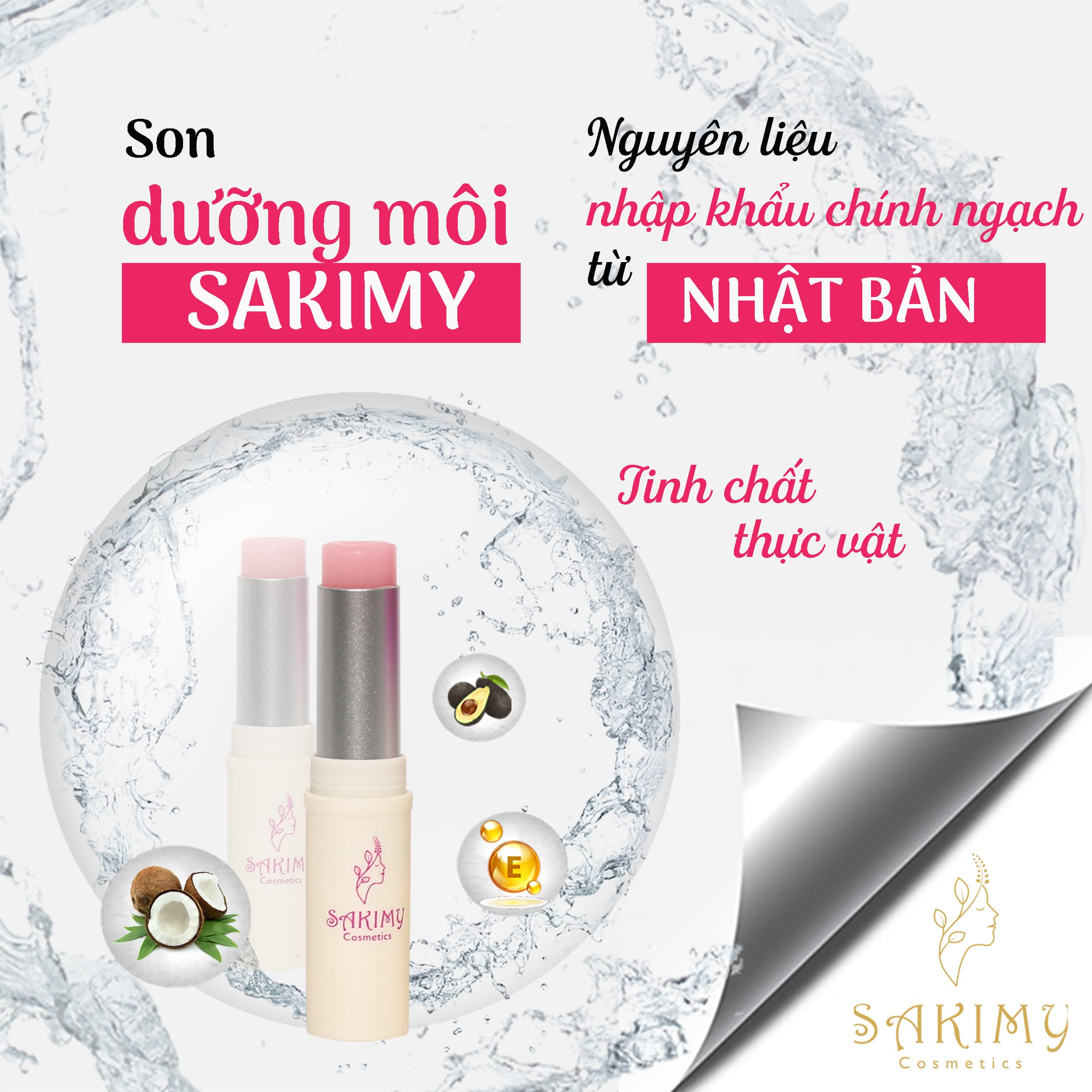 Combo Sỉ 10 cây son dưỡng Sakimy + quà tặng ngẫu nhiên.
