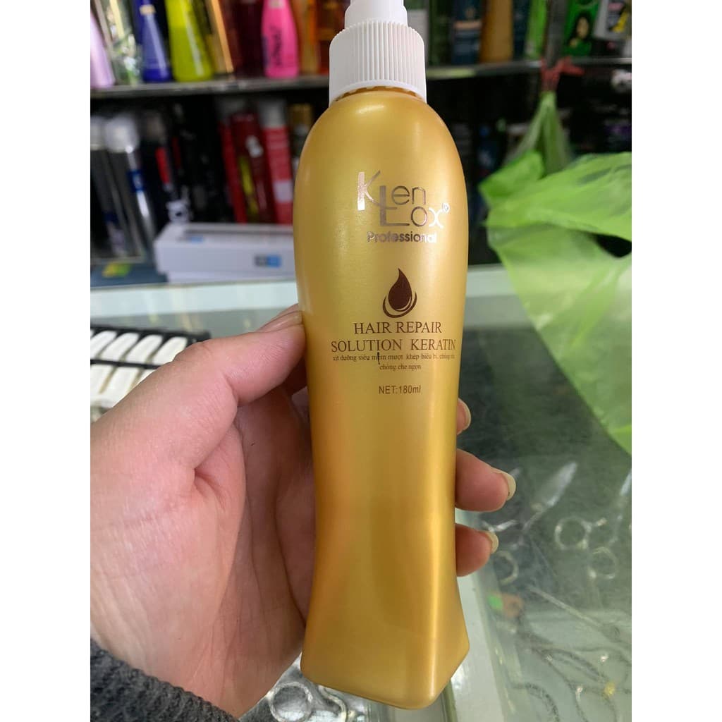 Xịt dưỡng tóc Keratin siêu mềm mượt KENLOX 180ml