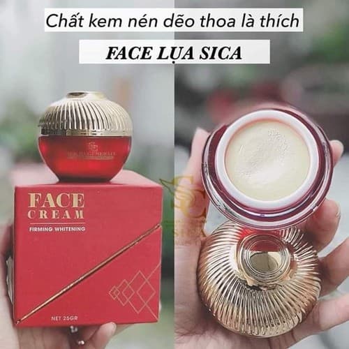 [HCM]FACE LỤA SICA HÀNG CHÍNH HÃNG KEM DƯỠNG TRẮNG DA