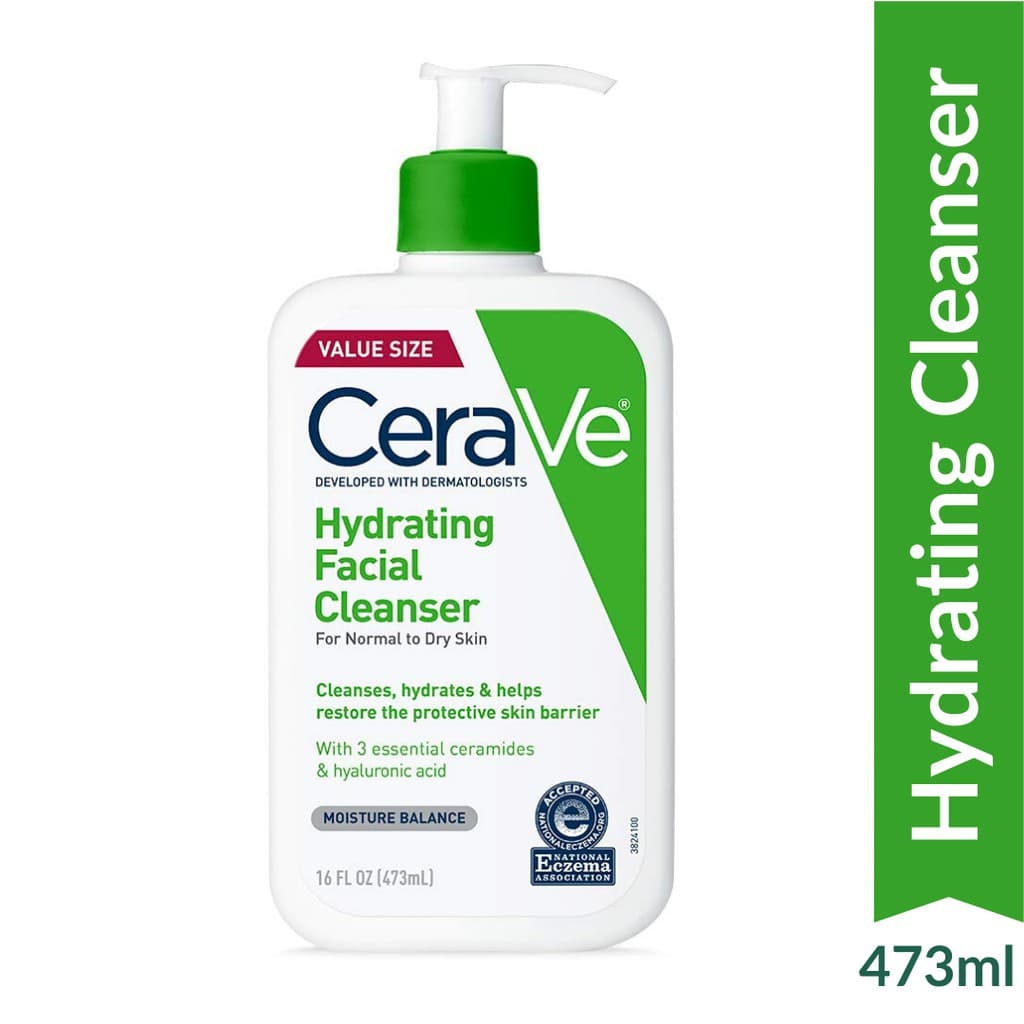 [HCM]Sữa rửa mặt Cerave Hydrating Facial Cleanser cho da khô  nhiều dung tích CeraVe Hydrating Face Wash luckily1702