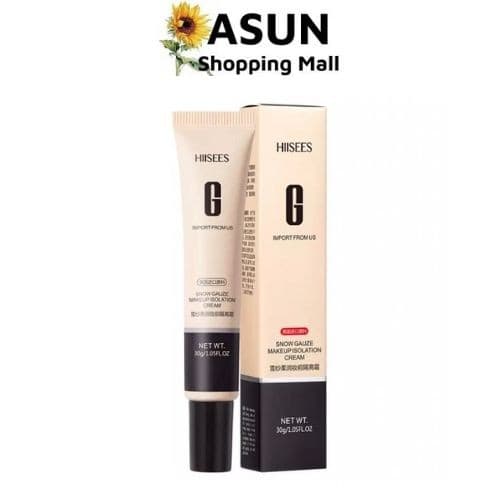[HCM]Kem Nền Lót Che Khuyết Điểm Kiềm Dầu Hiisees Snow Gauze Makeup Isolation Cream 30g