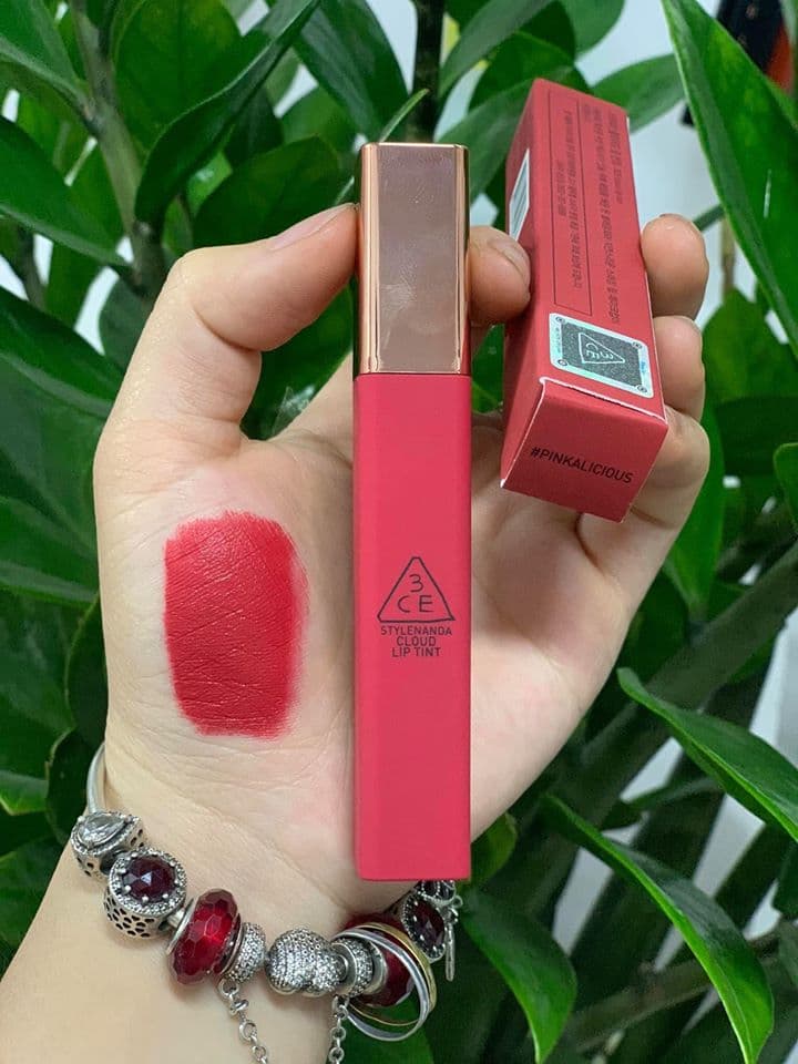 son kem 3CE CLOUD LIP TINT PINKALICIOUS (hồng ruby)