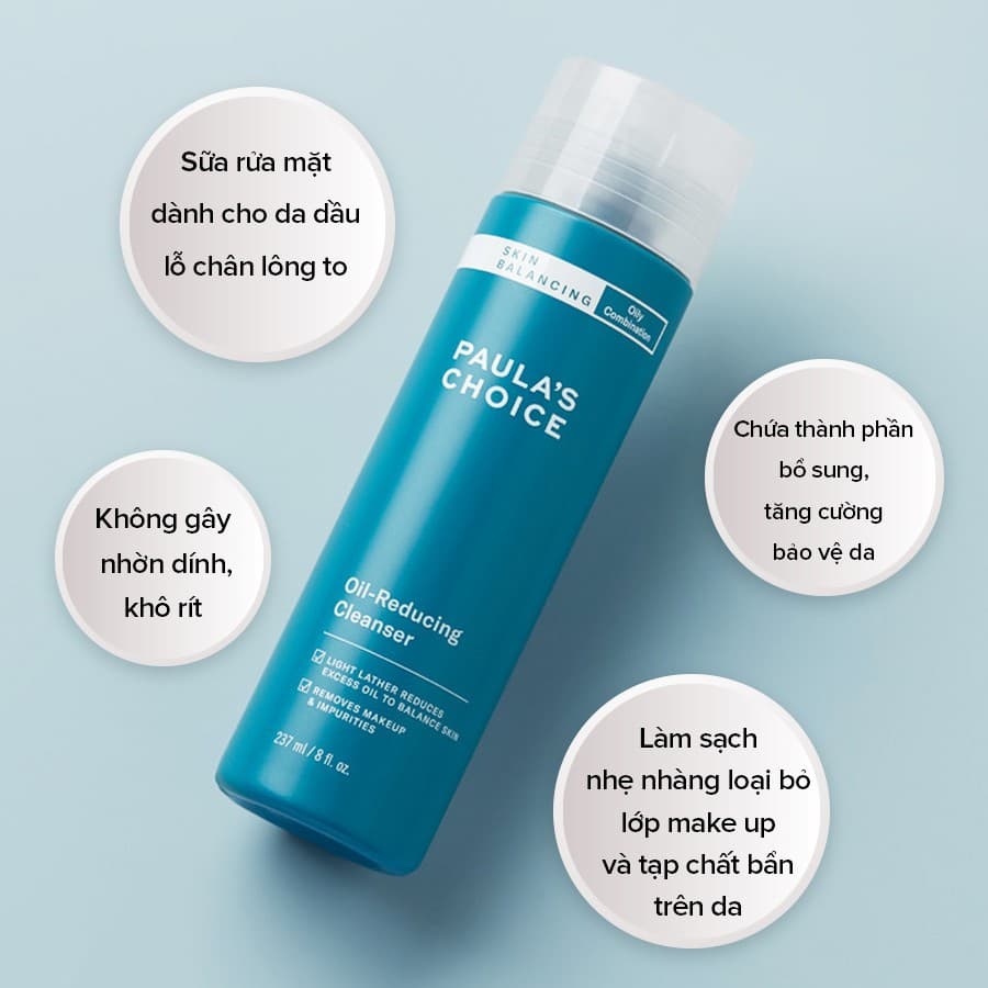 ? Sữa Rửa Mặt Paulas Choice Skin Balancing Cân Bằng Độ Ẩm Và Giảm Dầu 237ml
