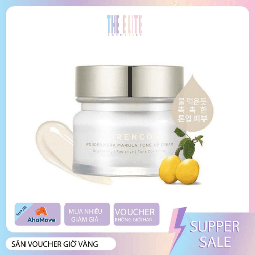 Kem dưỡng trắng da tuyết sương sa forencos wonderwerk marula tone up cream 50ml