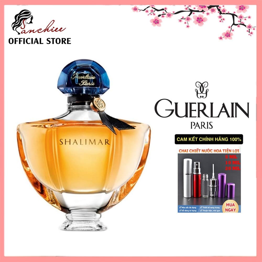 Nước hoa mini [𝘊𝘩𝘪́𝘯𝘩 𝘏𝘢̃𝘯𝘨]   Guerlain Shalimar với sự gợi cảm và sang trọng nhất. – 5/10/20ml EDP
