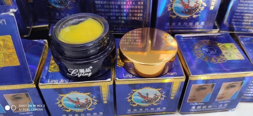 [HCM]Kem dưỡng da Lijing hoa anh đào làm mờ nám  tàn nhang và đốm nâu (bộ lớn) - HX1753