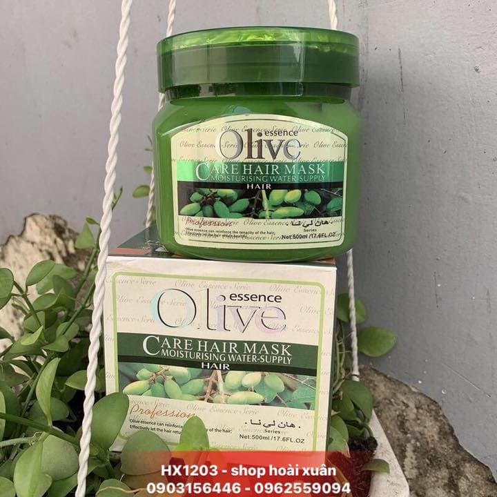 [HCM]Kem Hấp Dầu lạnh Olive essence Care Hair Mask mặt nạ tóc - kem Ủ Tóc - HX1203