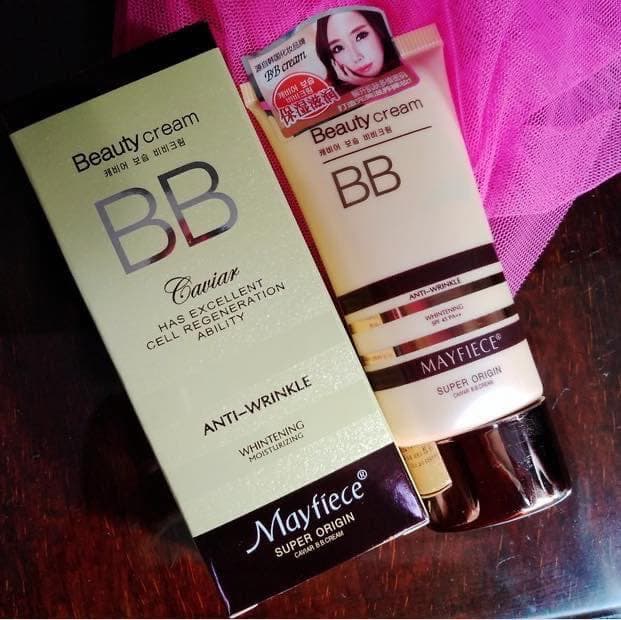 Kem Nền. Lót BB Cream Che Khuyết Điểm Beauty cream Mayfiece Anti Wrinkle