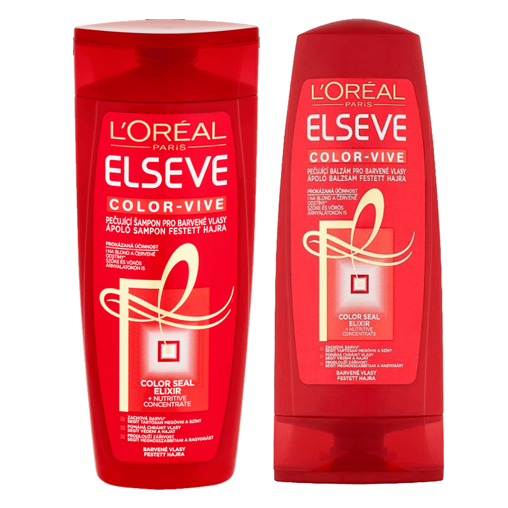 Cặp Dầu Gội - Xả Giữ Màu Cho Tóc Nhuộm Elseve Color Vive 250 ml