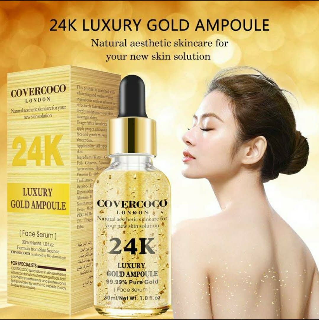 SERUM  COVERCOCO LONDON 24K  VÀNG CHỐNG LÃO HÓA 30ML