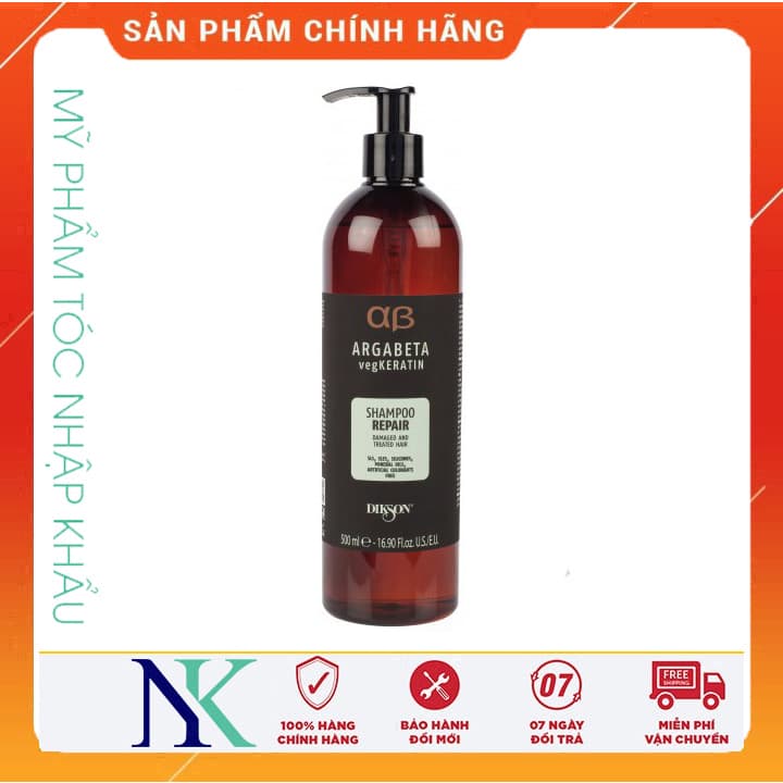 [HCM]Dầu Gội Argabeta Beauty Dikson Phục Hồi Cấu Trúc Tóc 500Ml