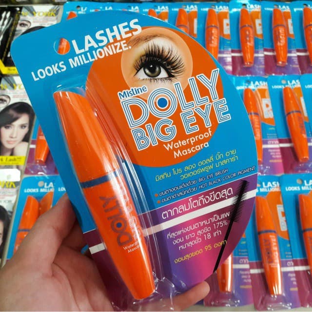 Mascara cong và dài mi Mistine Dolly Big Eye Thái Lan 6ml