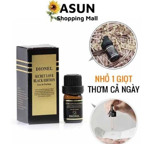 [HCM]Nước Hoa Vùng Kín Dionel Secret Love Black Edition(5ml) Giúp Khử Mùi Và Tạo Hương Thơm Nhẹ Nhàng Quyến Rũ