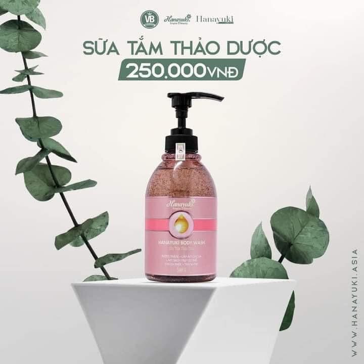 [HCM][Chính hãng Hanayuki-Date 2023]Sữa tắm Hanayuki dưỡng da dịu nhẹ-HANAYUKI BODY WASH