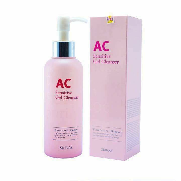Sữa Rửa Mặt AC Sensitive Gel Cleanser Skinaz Hàn Quốc