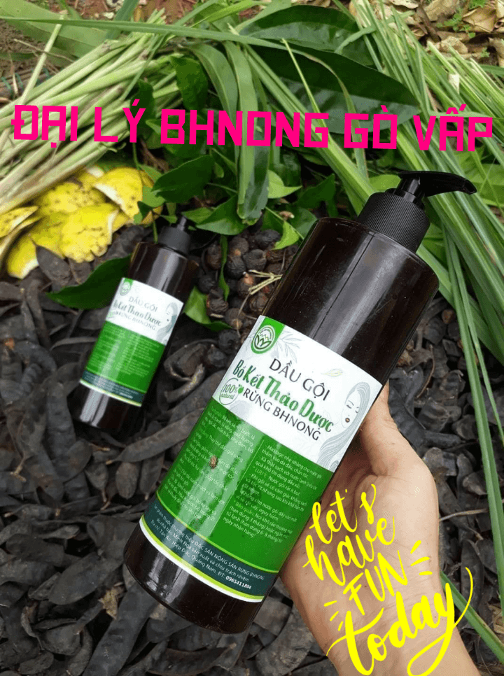 Dầu gội bồ kết thảo dược Bhnong