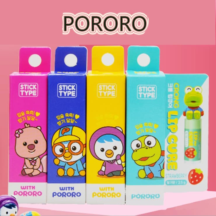 Son dưỡng môi Pororo cho bé Lip Cure Hàn Quốc 2.5g