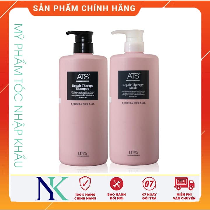 [HCM]Dầu Gội Xã Phục Hồi Tóc Ats Repair Therapy 1000Ml