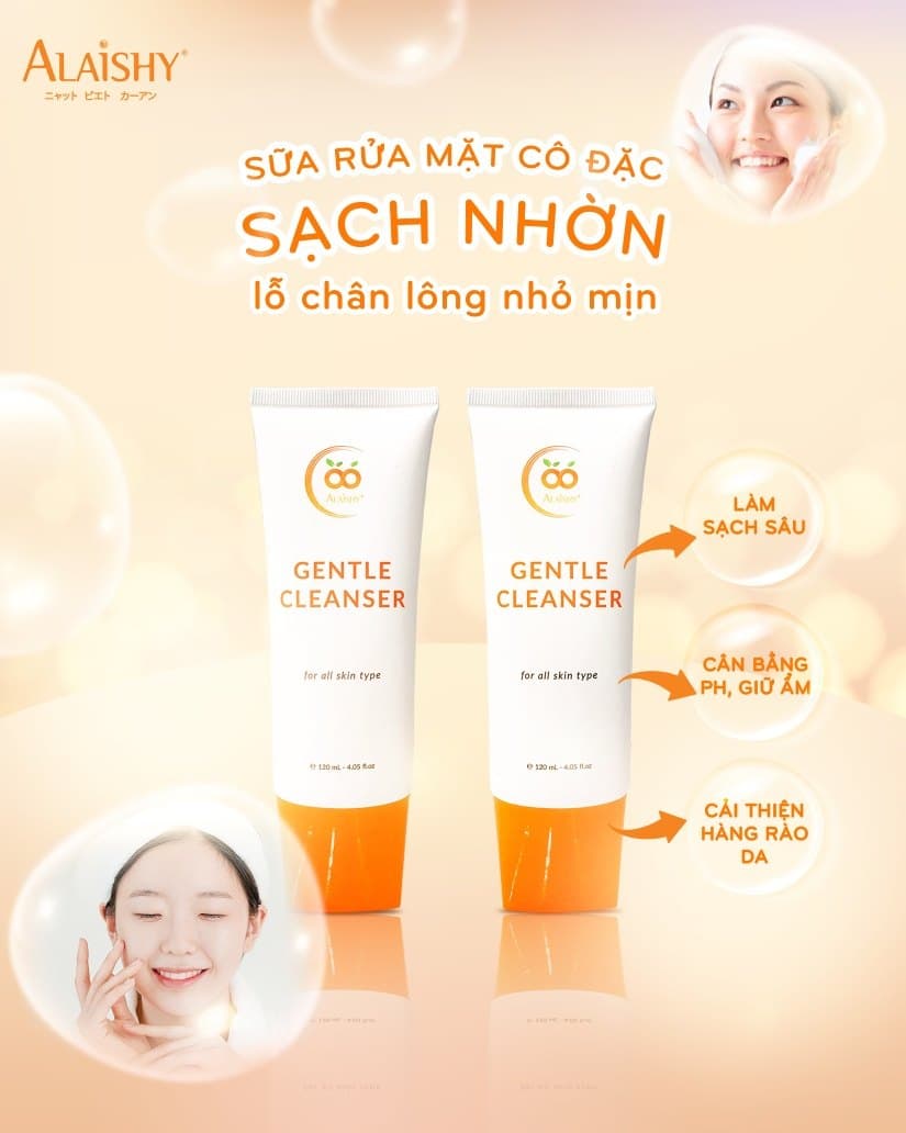 [HCM]Sữa rửa mặt cô đặc dành cho da nhạy cảm ALAISHY 120ML