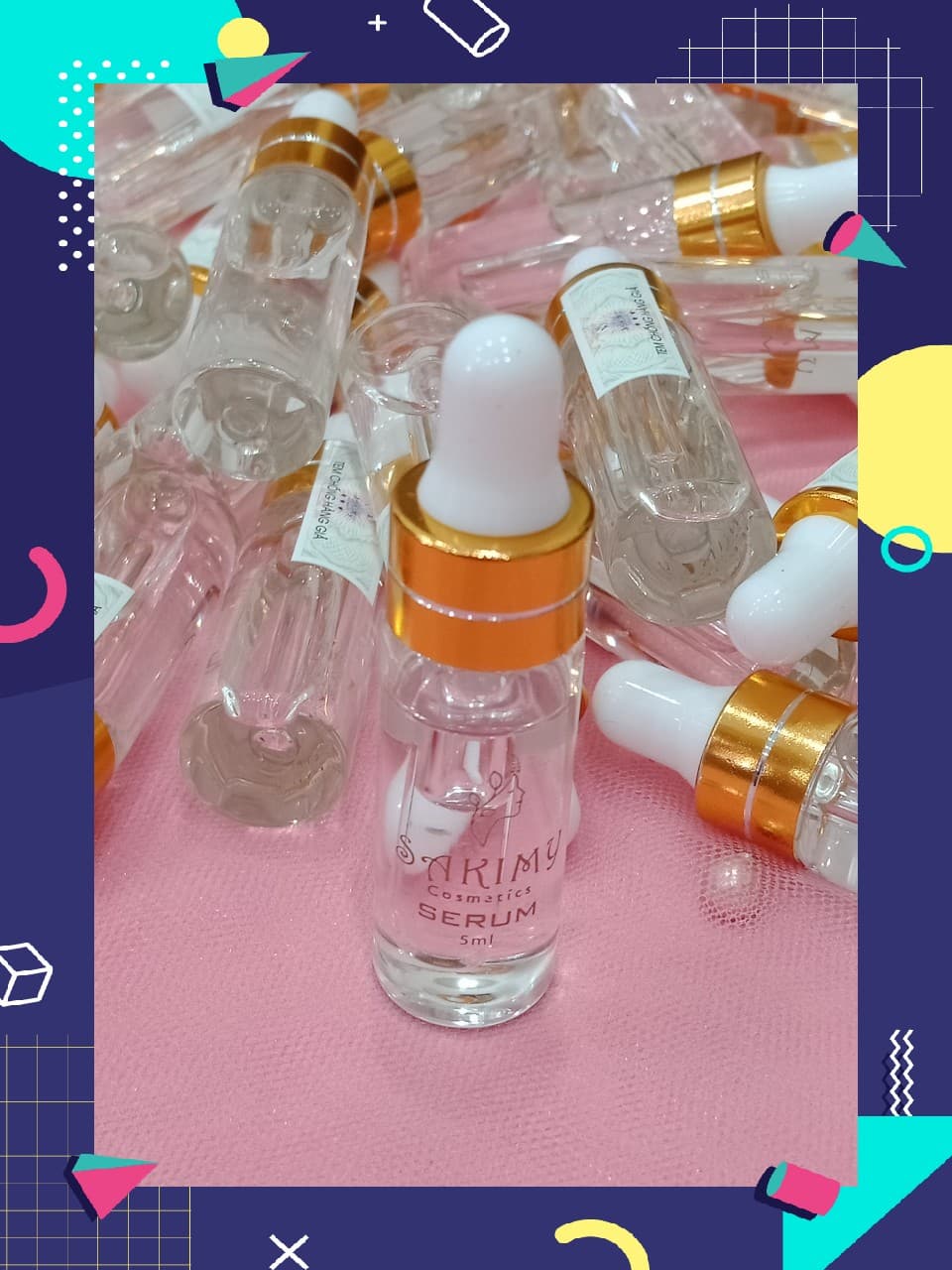 Serum kích trắng Sakimy dưỡng ẩm giúp da căng mịn pha kem body (Chính hãng)