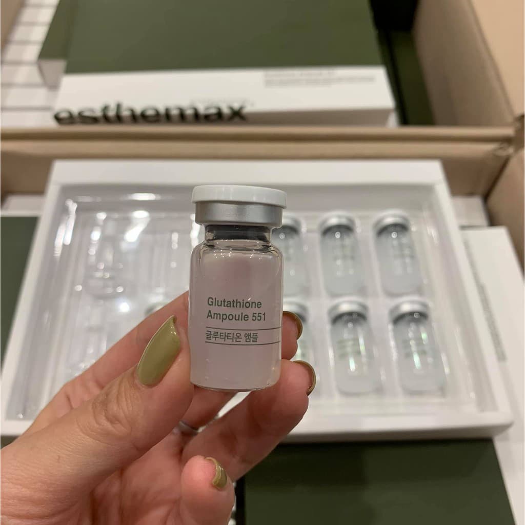 [HCM]Lẻ 1 tế bào gốc dưỡng trắng Esthemax Glutathione Ampoule Hàn Quốc