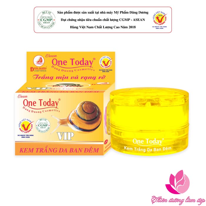 [HCM] Kem dưỡng trắng da ban đêm ONE TODAY VIP - 15g