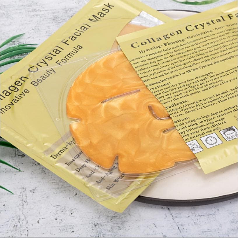 [HCM]10 Mặt nạ collagen crystal face mask dưỡng trắng da se khít lỗ chân lông - HX2156