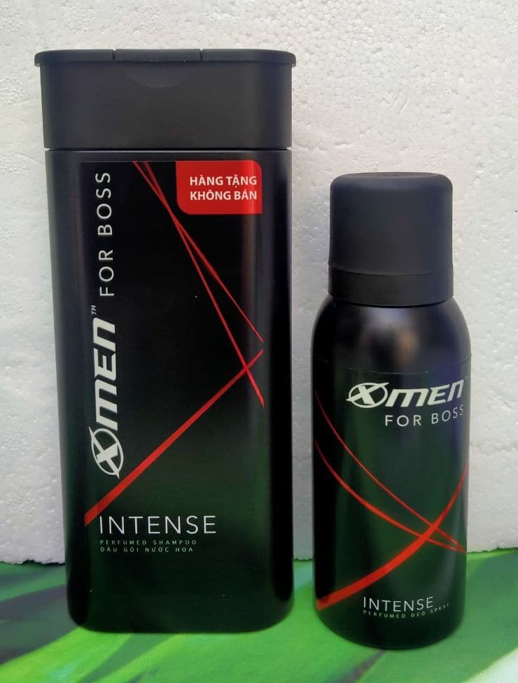 Combo 1 Dầu Gội Hương Nước hoa Xmen For Boss Intense 150gram 1 Xịt khử mùi Xmen For Boss 50ml