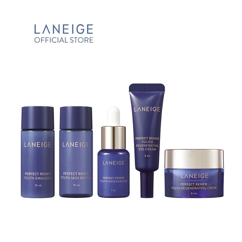 Bộ dưỡng da Laneige Perfect Renew Youth chống lão hoá 5 bước mới