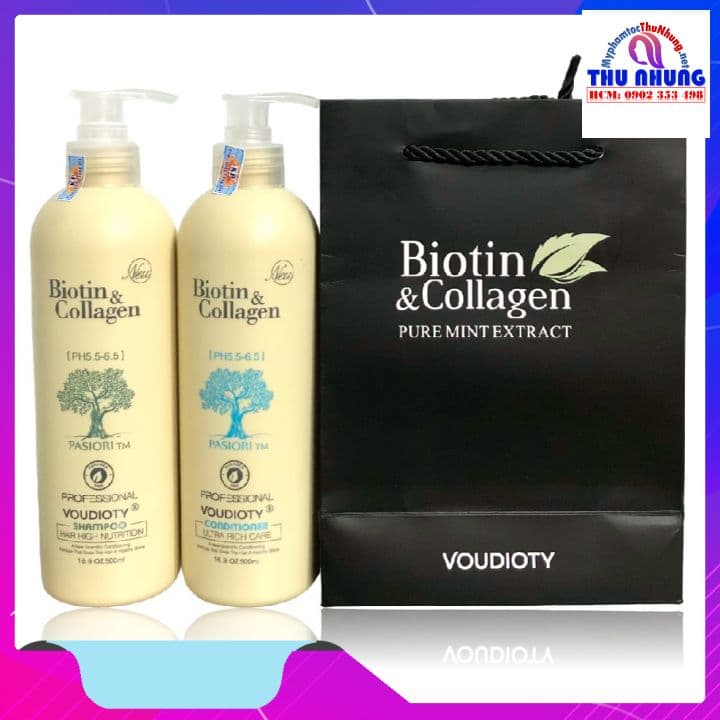 [HCM]Dầu gội xả phục hồi và kích thích mọc tóc Biotin & Collagen 500ml