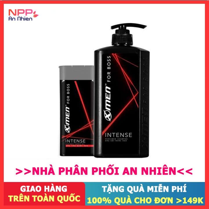 Combo Dầu gội nước hoa 650g +Sữa tắm nước hoa intense 180g- NPP AN NHIÊN