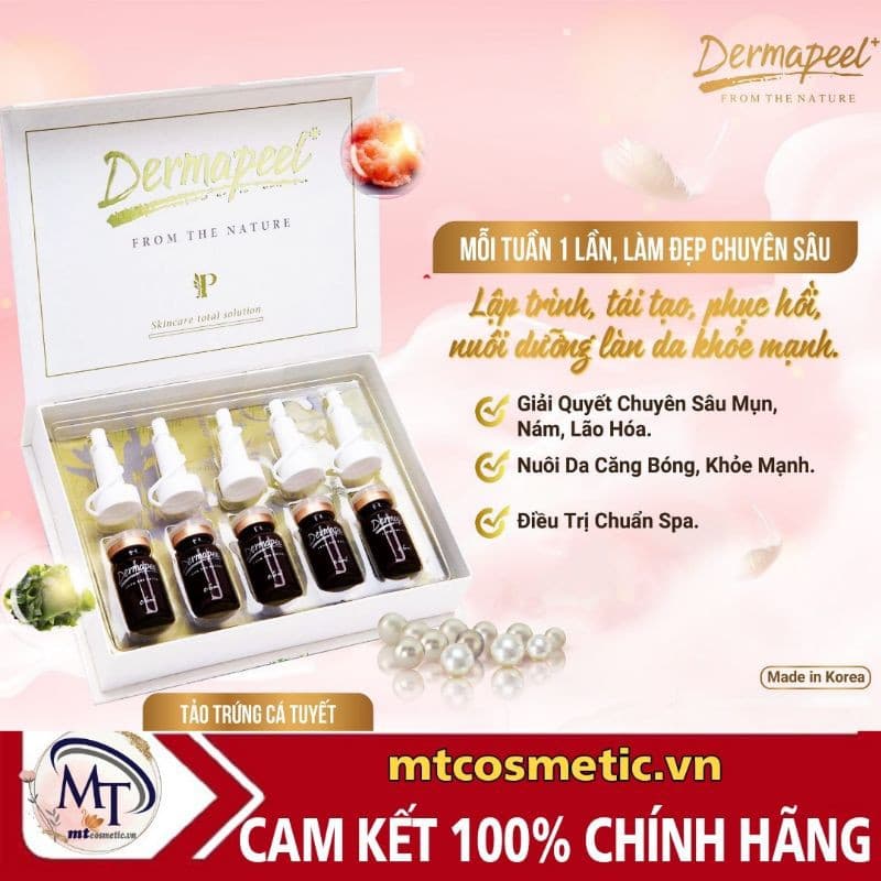 Vi kim tảo biển trứng cá tuyết Dermapeel+ Skincare Total Solution - Vì làn da hoàn hảo